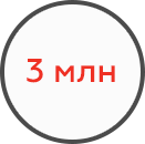 Входной порог от 3 млн. рублей
